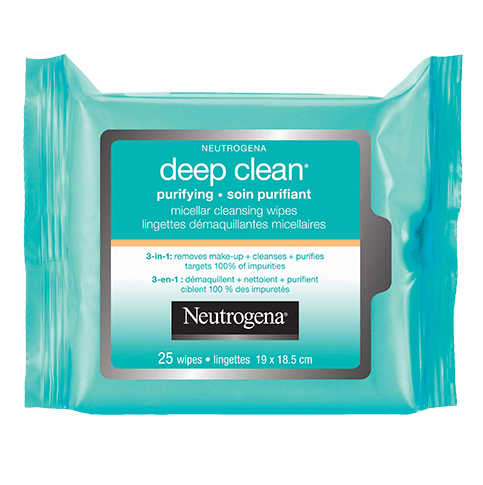 NEUTROGENA DEEP CLEAN® PURIFYING Micellar Cleansing Wipes
