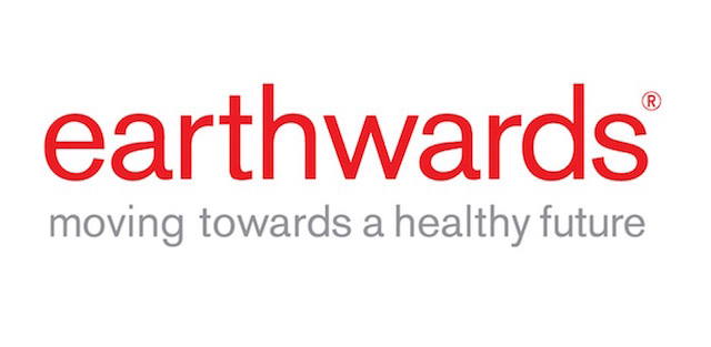 Earthwards® logo in red