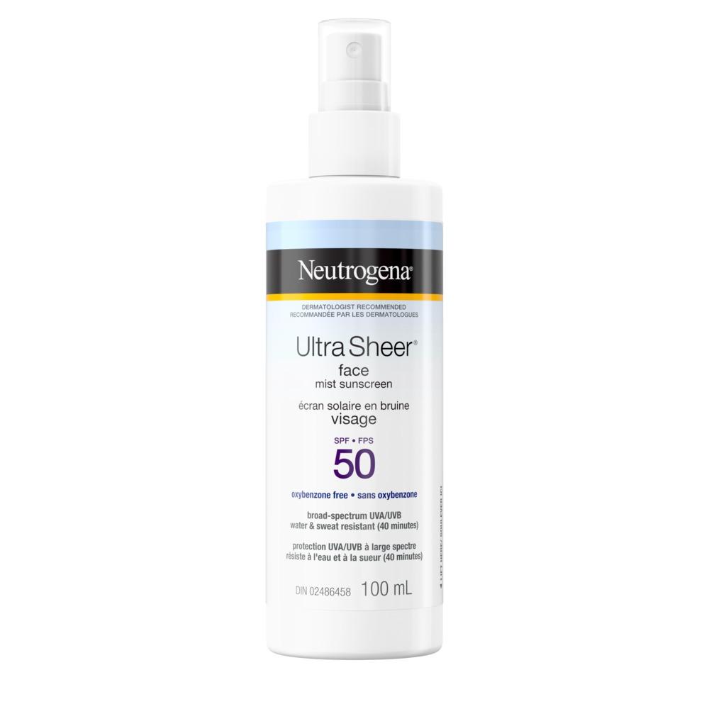 NEUTROGENA® ULTRA SHEER®&nbsp;Face Mist Sunscreen SPF 50