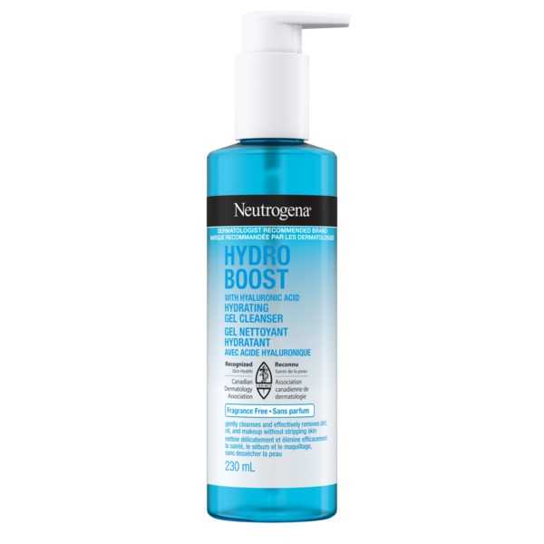 NEUTROGENA® Hydro Boost with Hyaluronic Acid Hydrating Cleansing Gel, Fragrance-Free 