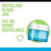 NEUTROGENA® Hydro Boost  Fragrance Free Cream product with a text stating, ' recyclable glass jar'
