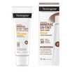 Front shot of NEUTROGENA® Purescreen+™ Mineral UV Tint Face Liquid Sunscreen, Deep, SPF 30, 32 mL squeeze tube and its packaging