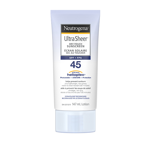 Neutrogena Ultra Sheer Dry Touch SPF 45 Sunscreen Lotion, 147ml