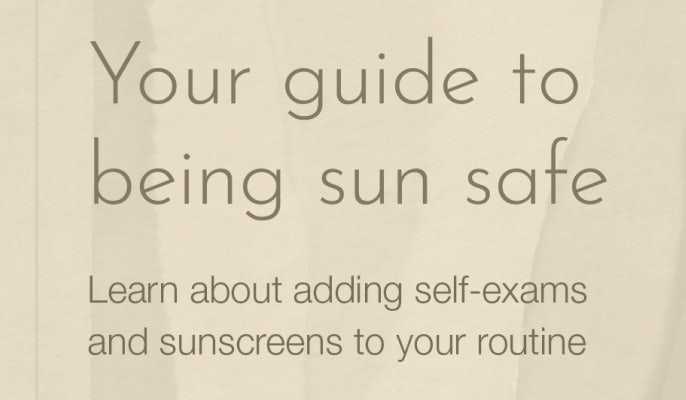 Image of sun protection brochure 