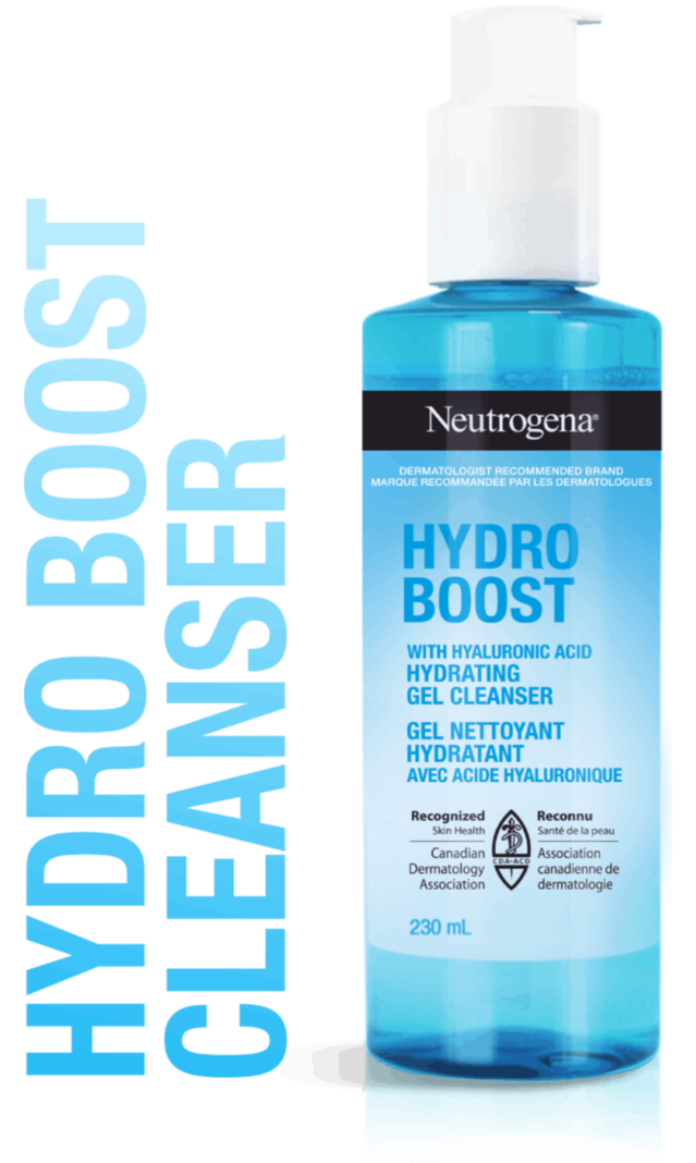 Pump bottle of Neutrogena Hydro Boost Hydrating Cleansing Gel, 230mL