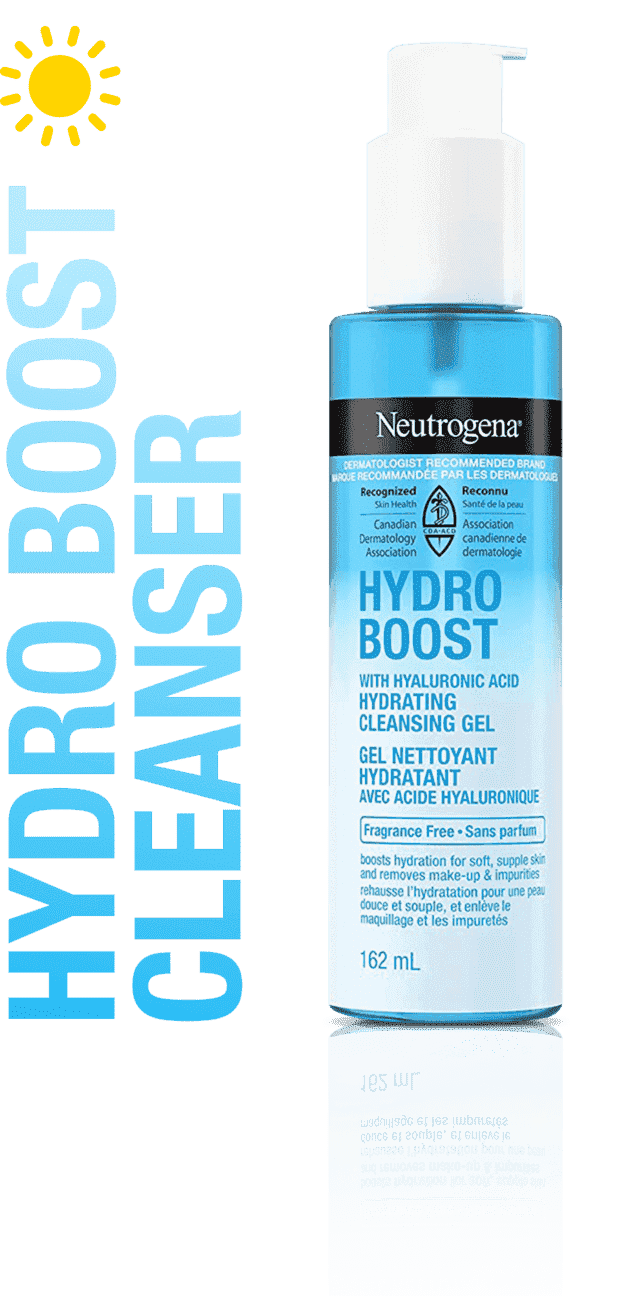 Neutrogena Hydro Boost Hydating Cleansing Gel Pump Bottle, 162mL