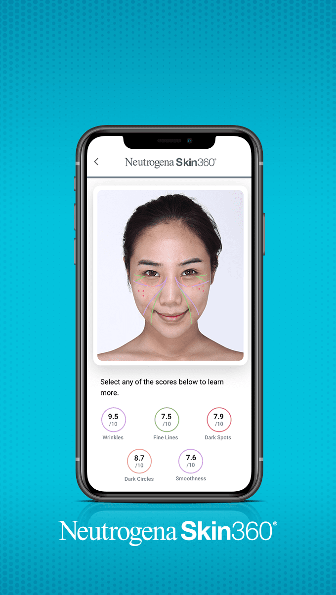 Image showing the Neutrogena Skin360 Application