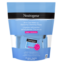 Neutrogena All-in-One Make-up Removing Cleansing Wipes Singles