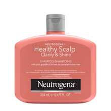 NEUTROGENA ® Healthy Scalp Pink Grapefruit Clarify & Shine Shampoo bottle, 354mL